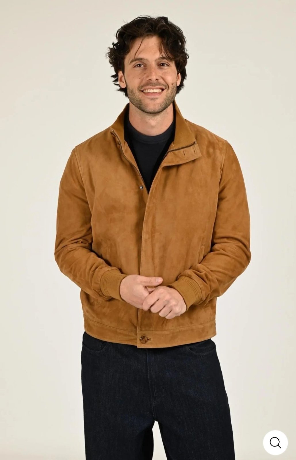 Blouson daim M grand 