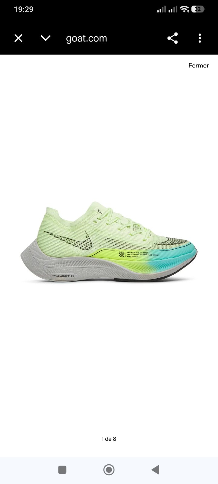 Nike vaporfly Next 2pointure 
