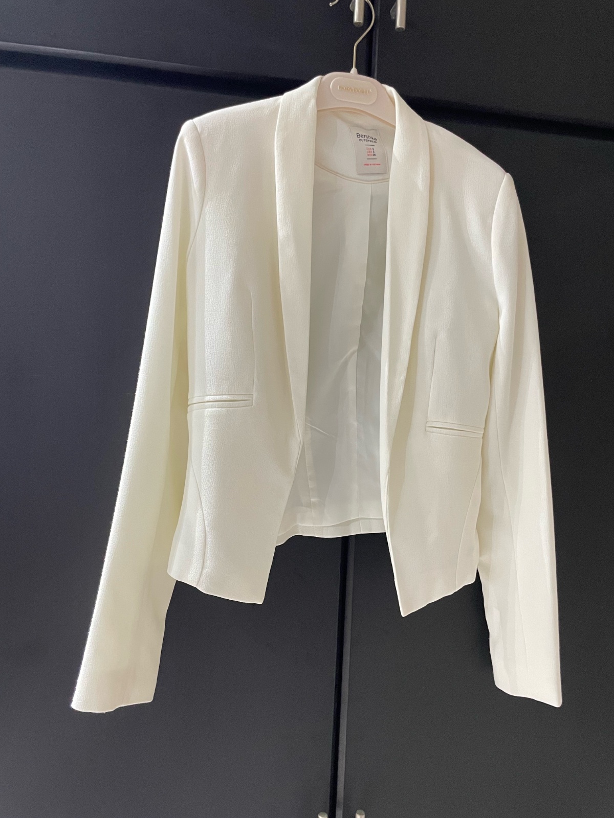 Veste blanche bershka