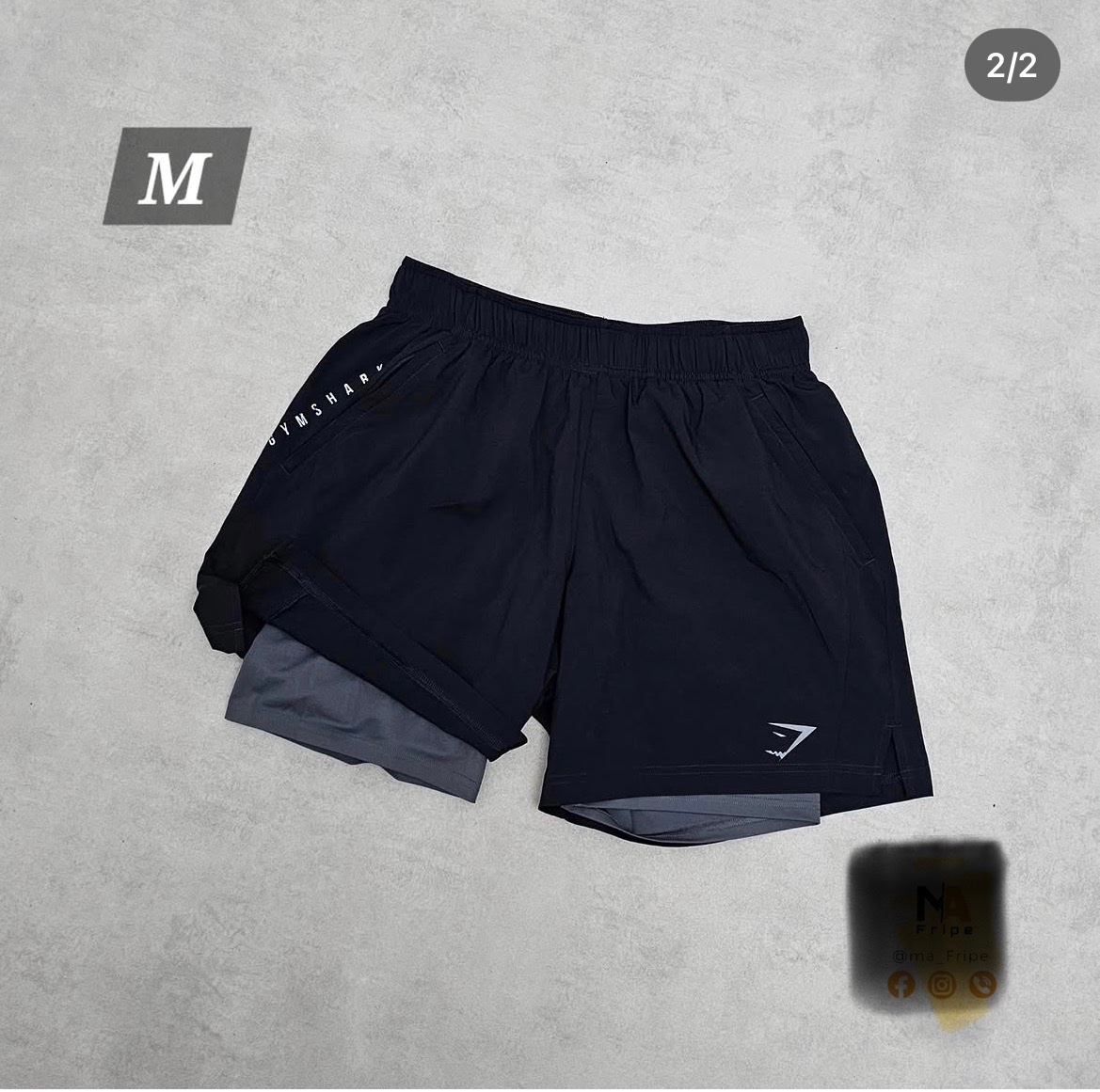 Short #gymshark 2-in-1