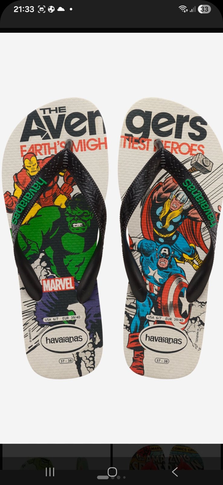 Un jolie tongs de modèle Havaianas de Top Mervel😍
