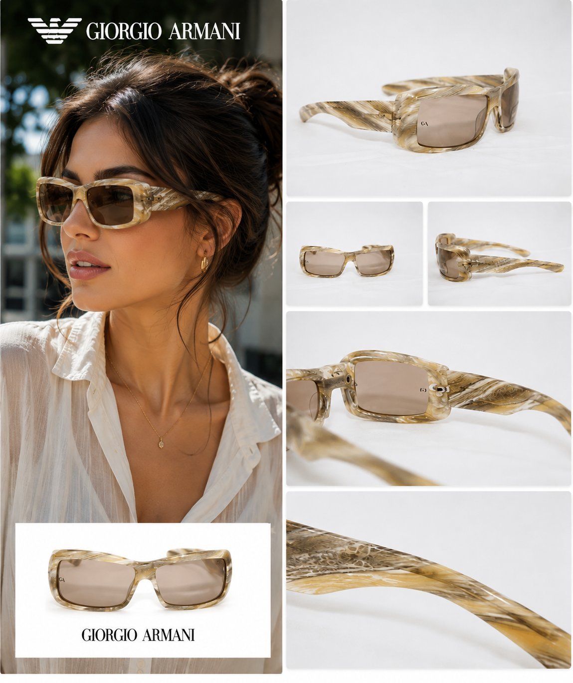 Une très jolie Lunettes Vintage de la marque glorgio Armani 😍