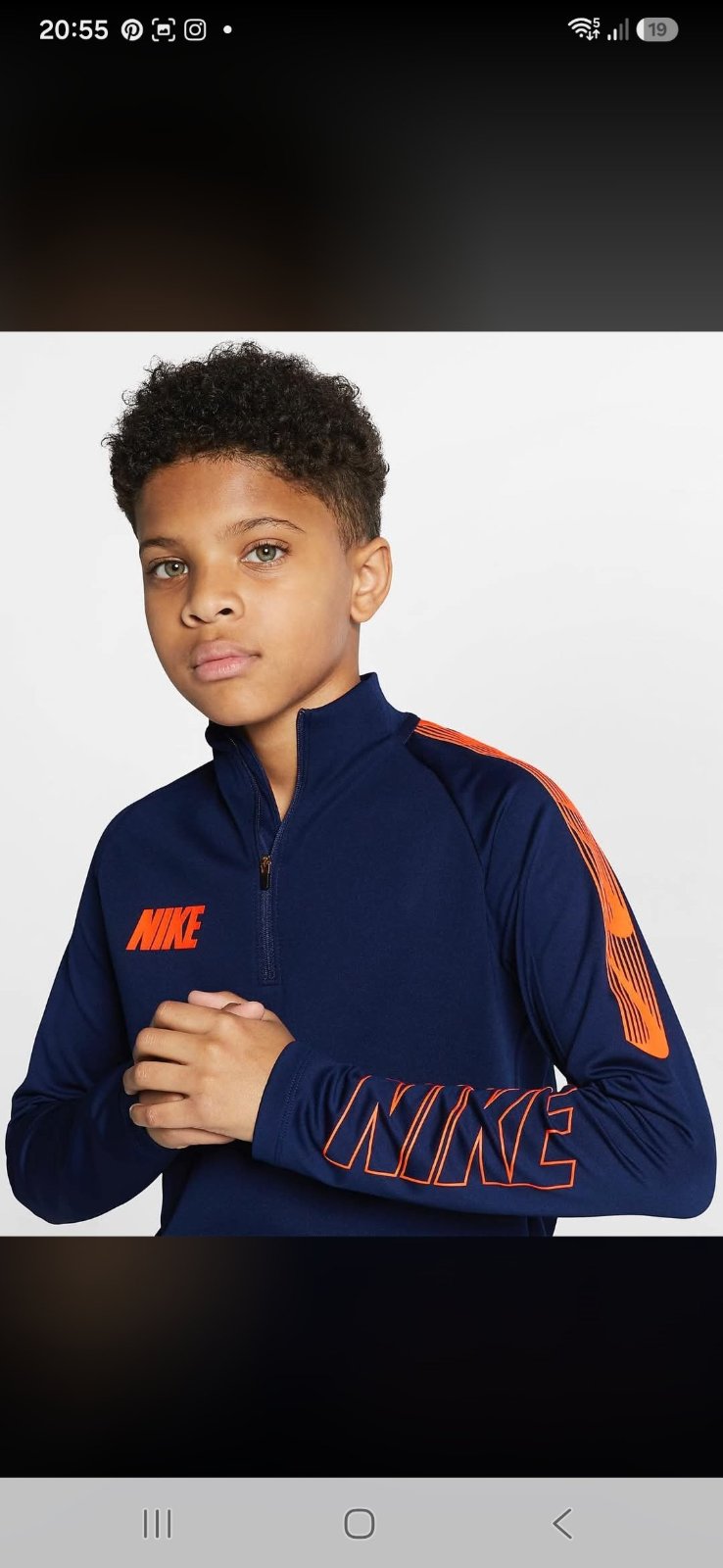 Un Haut d'entraînement junior  Nike Dry