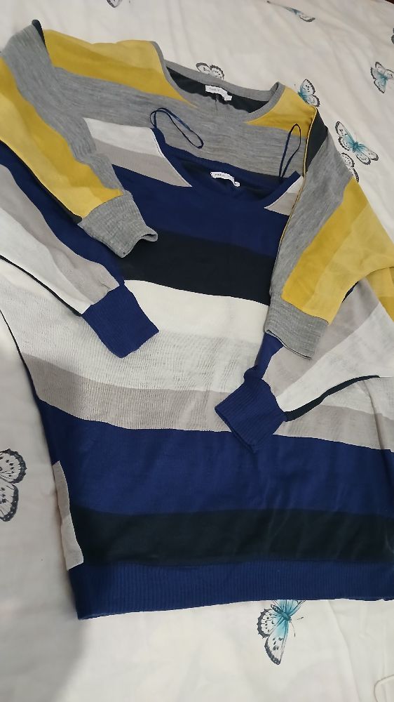Deux pull  only over size