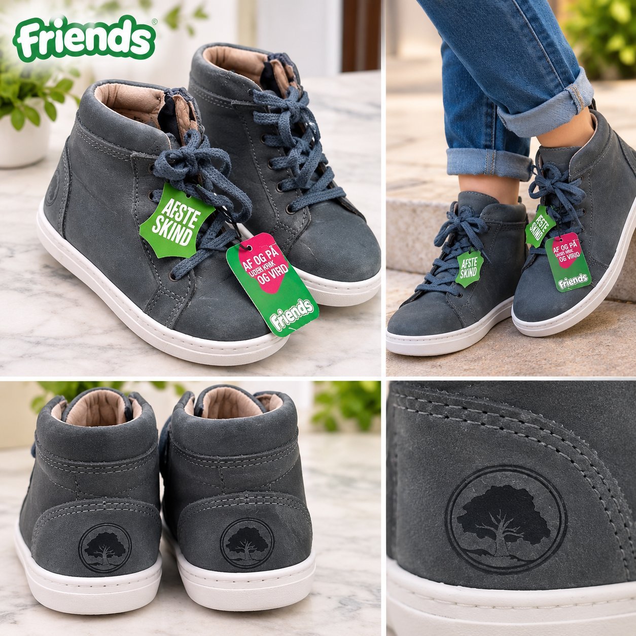 Un très joli baskets montantes de la marque Freinds en cuir ✨️