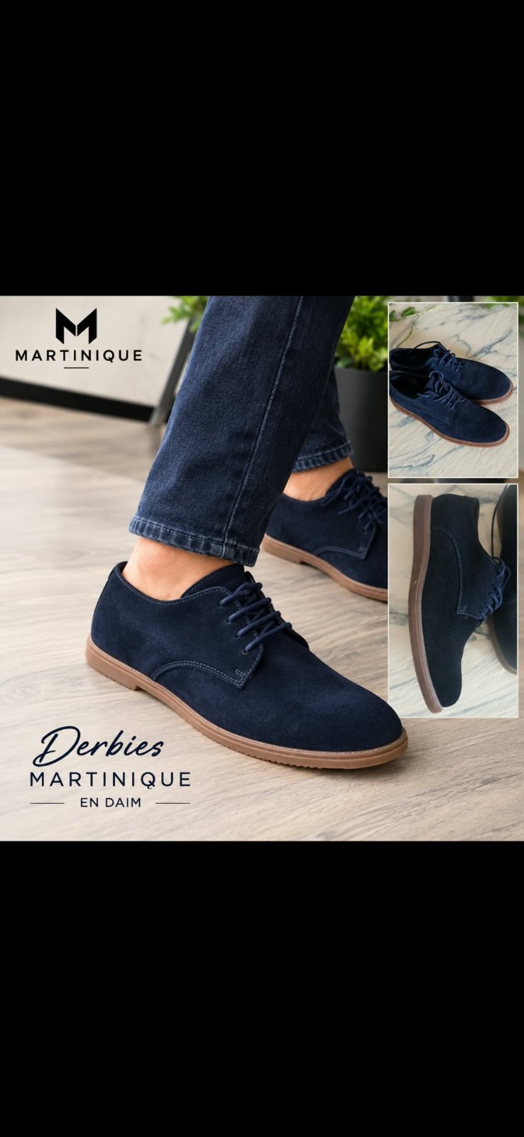 Des jolis Derbies Martinique en Daim ✨️
