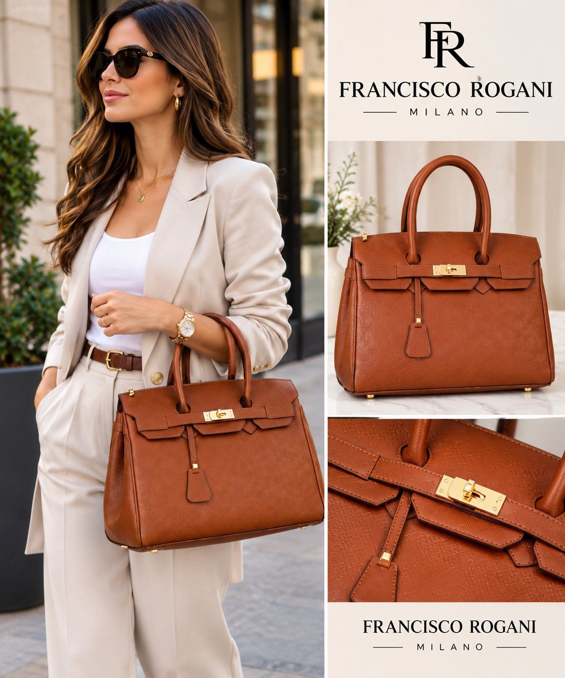 Une Sublime Sac à main Francisco rogani 😍🤎