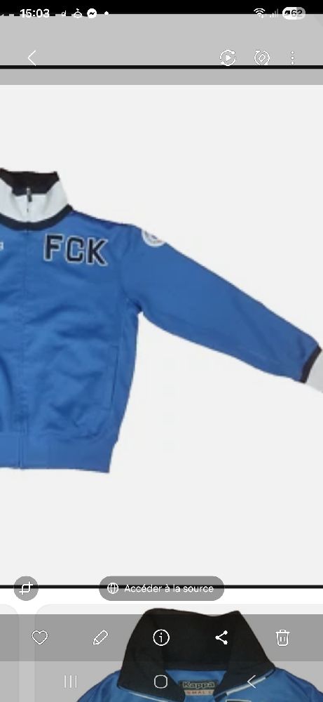 Veste d'entraînement Kappa 