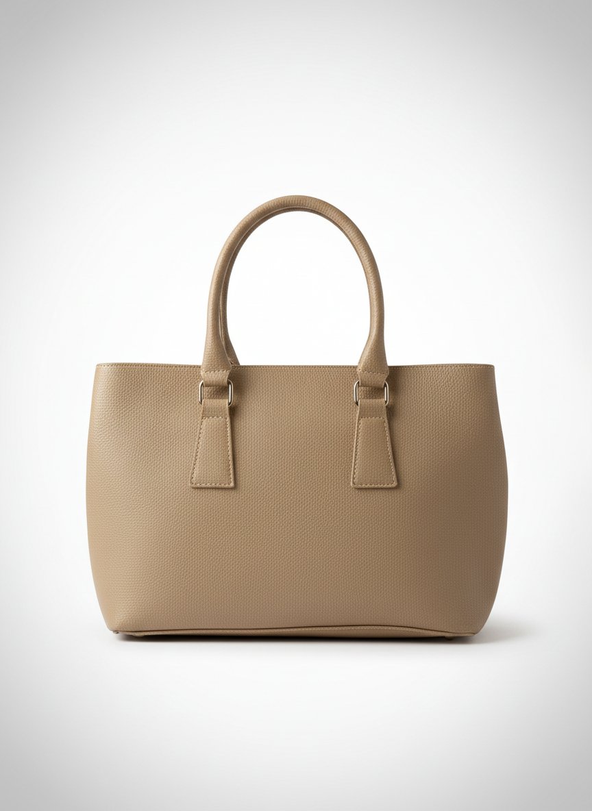 Sac à main cabas beige nude – Élégance intemporelle