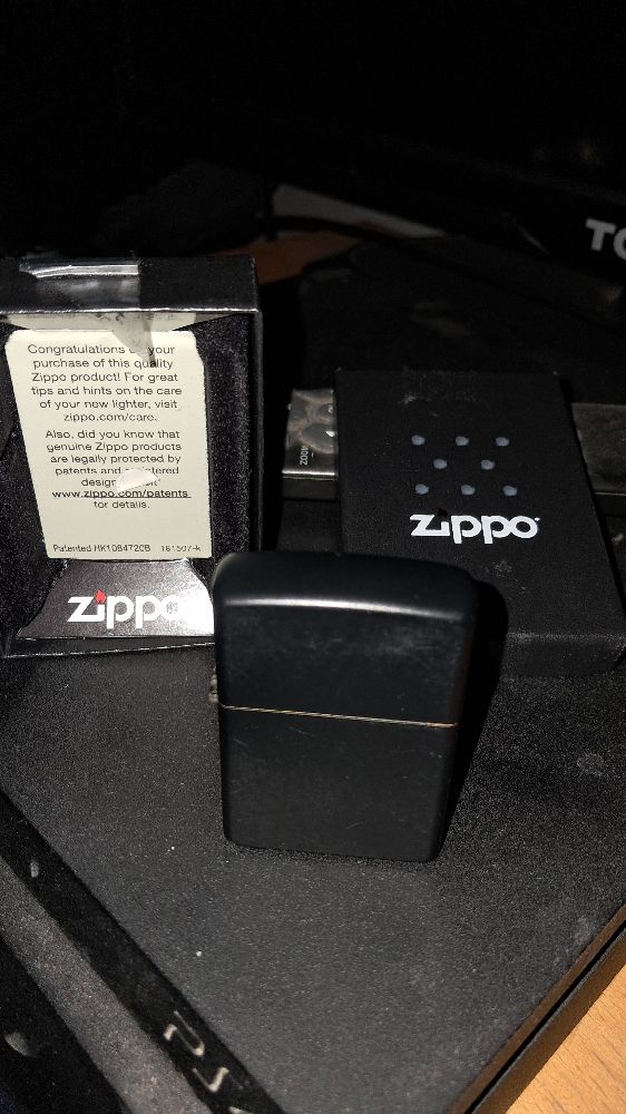 Lighter zippo black 