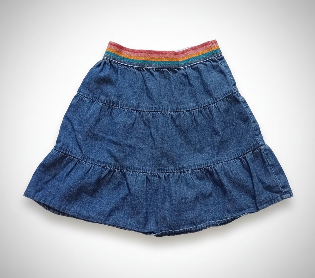 Jupe couleur jean 