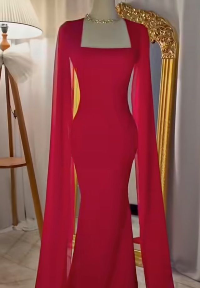 Robe soirée rouge