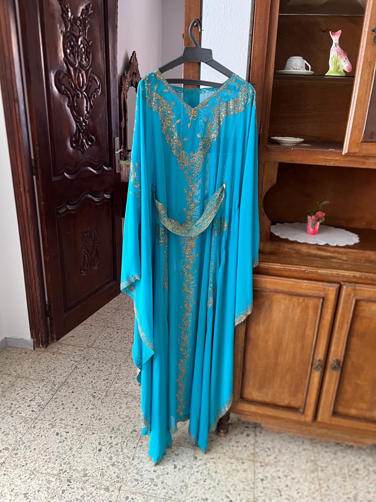 Caftan moussline de soie soirée