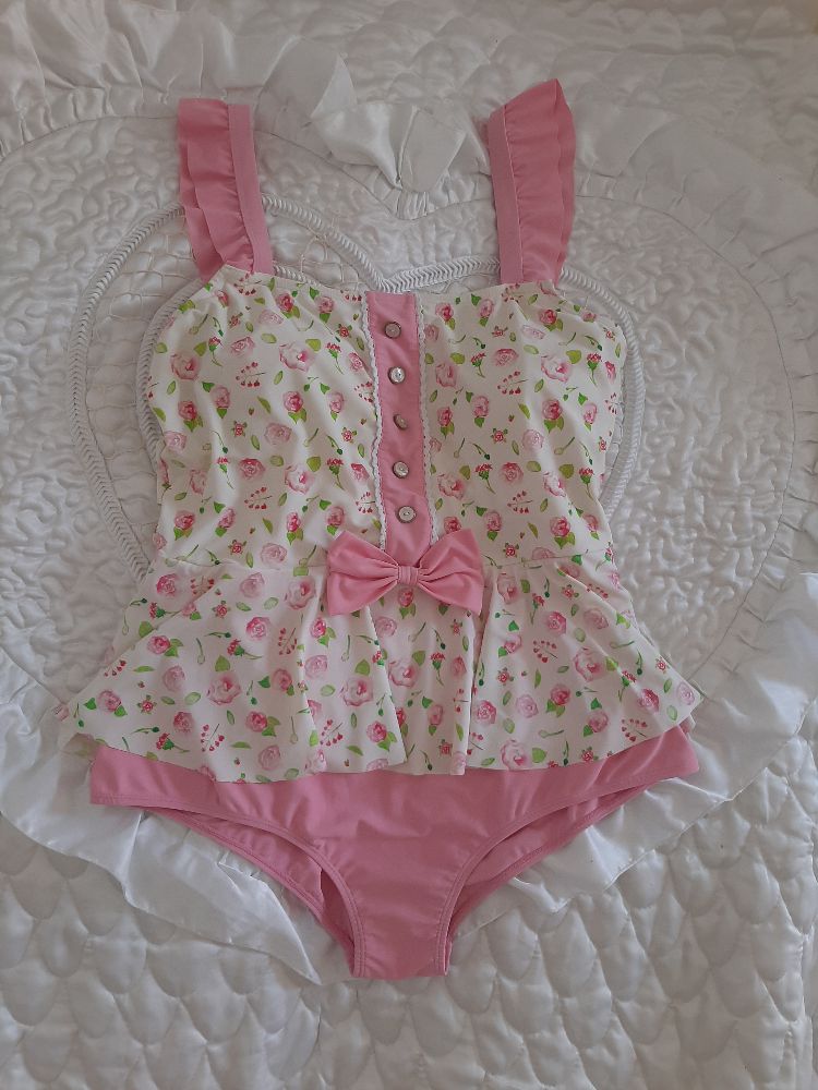 Maillot de bain rose 2XL