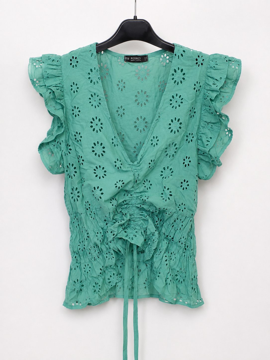 Top à broderie anglaise
