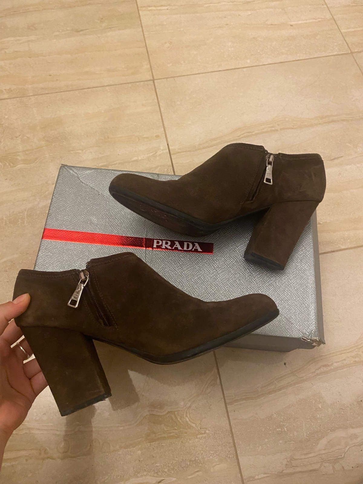 Bottines Prada
