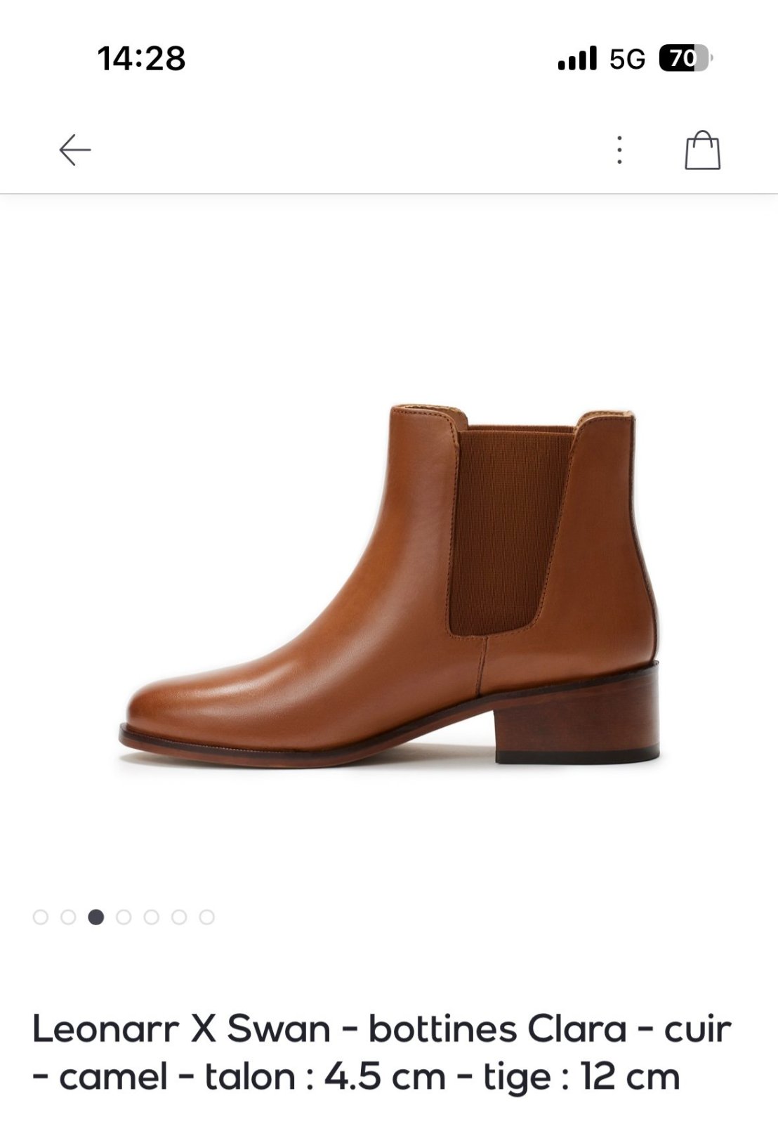 Botte marron