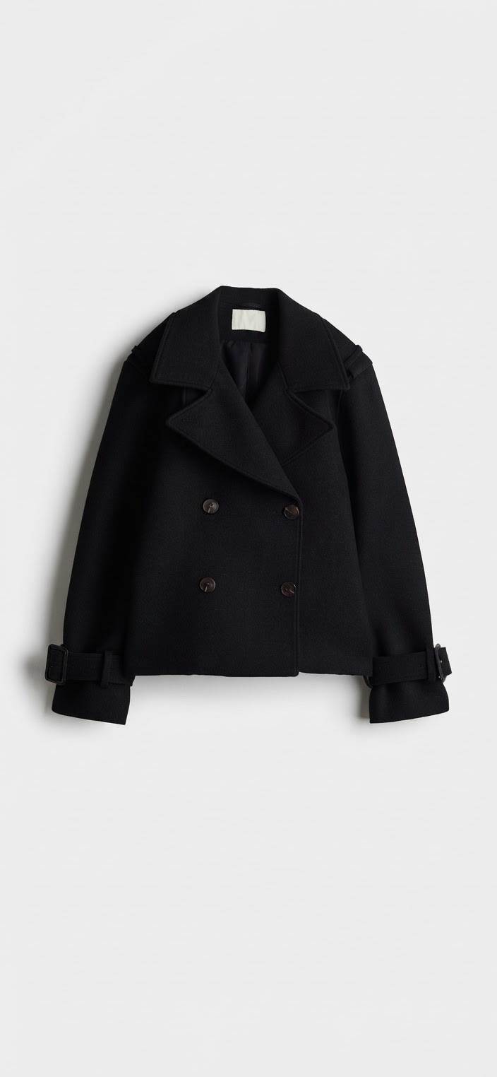 Manteau court tendance 