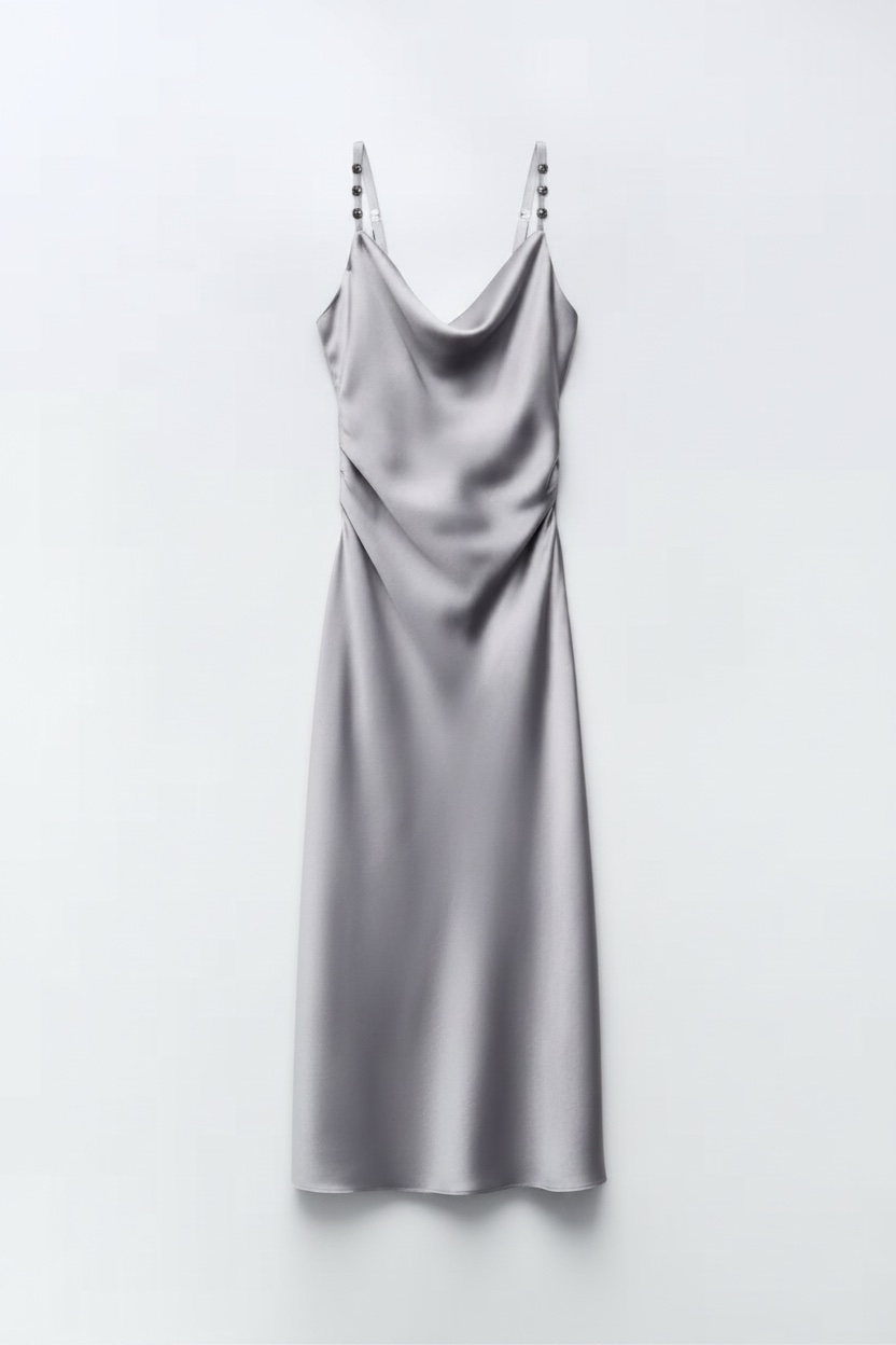 Zara silk dress 