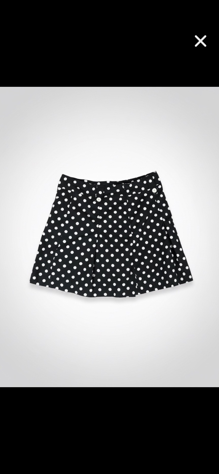 Jupe short polka dots
