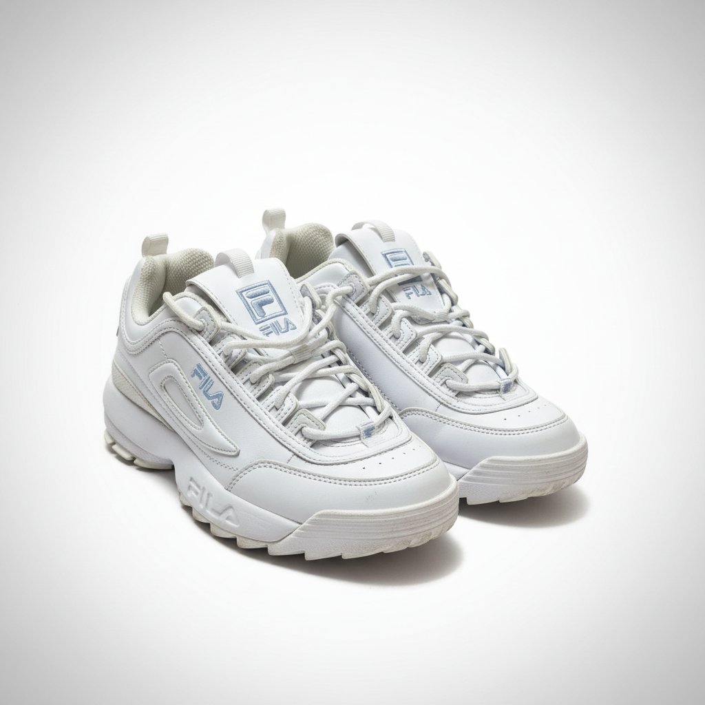 Baskets fila blanches