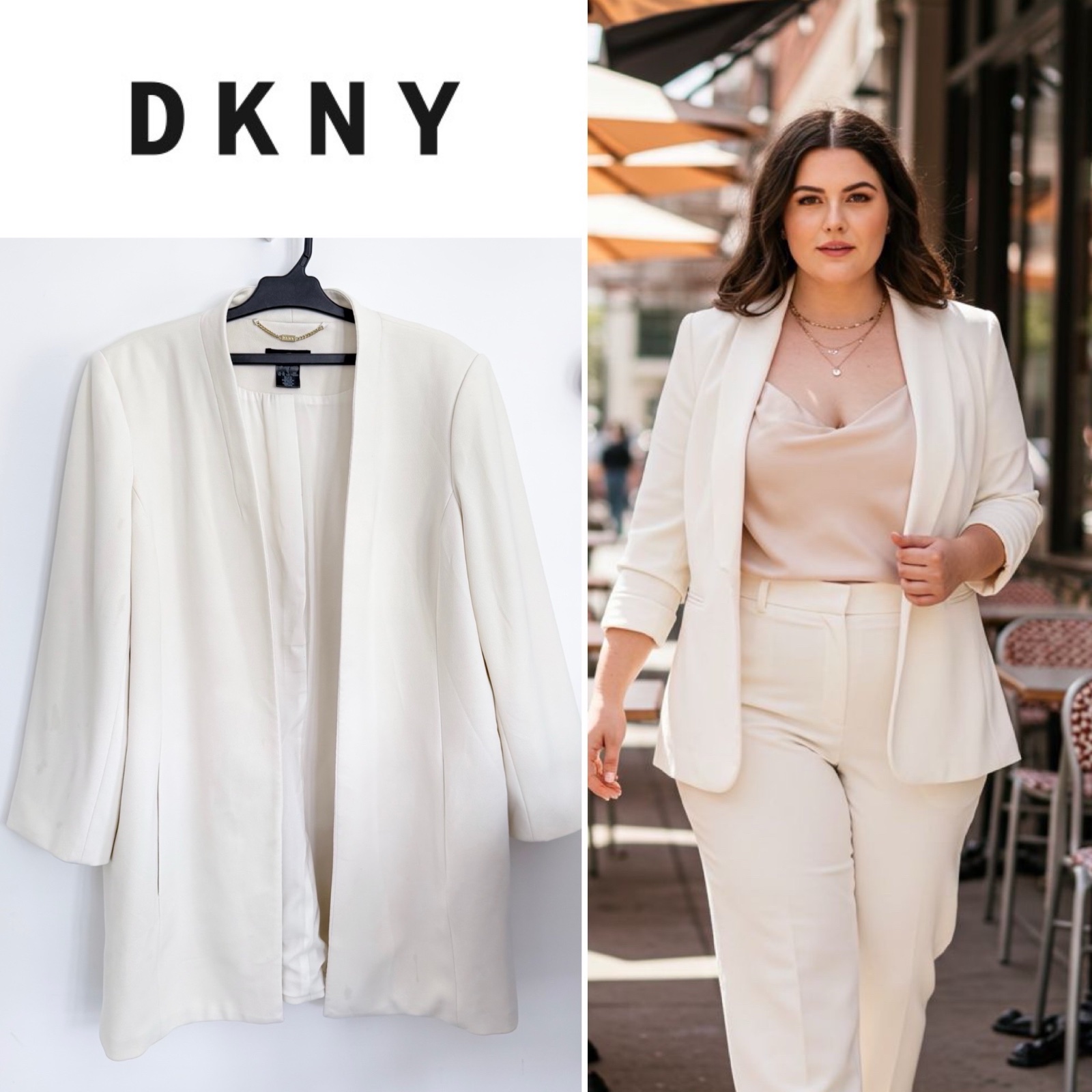 Blazer chic  manche 3/4 Dkny