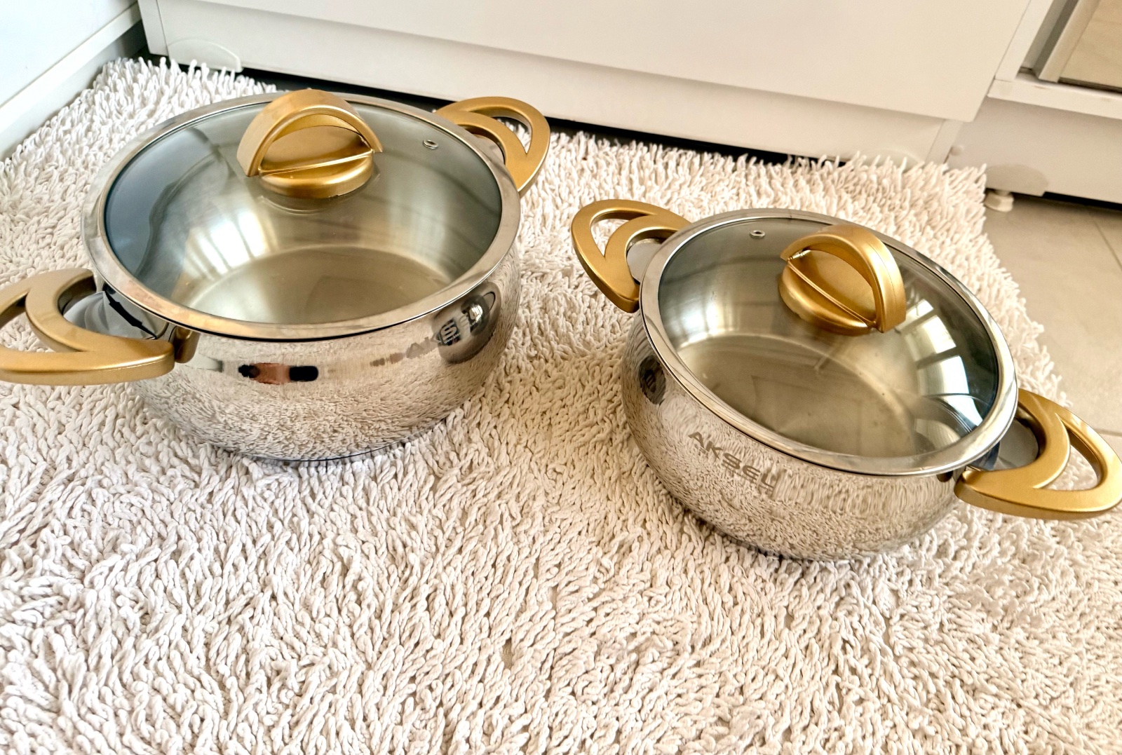 Deux faitout inox importée