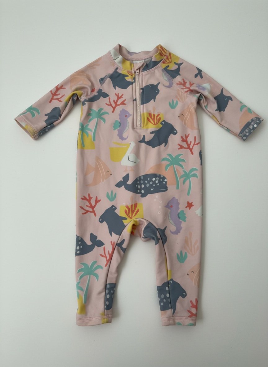 Maillot de bain bebe fille 6-9mois
