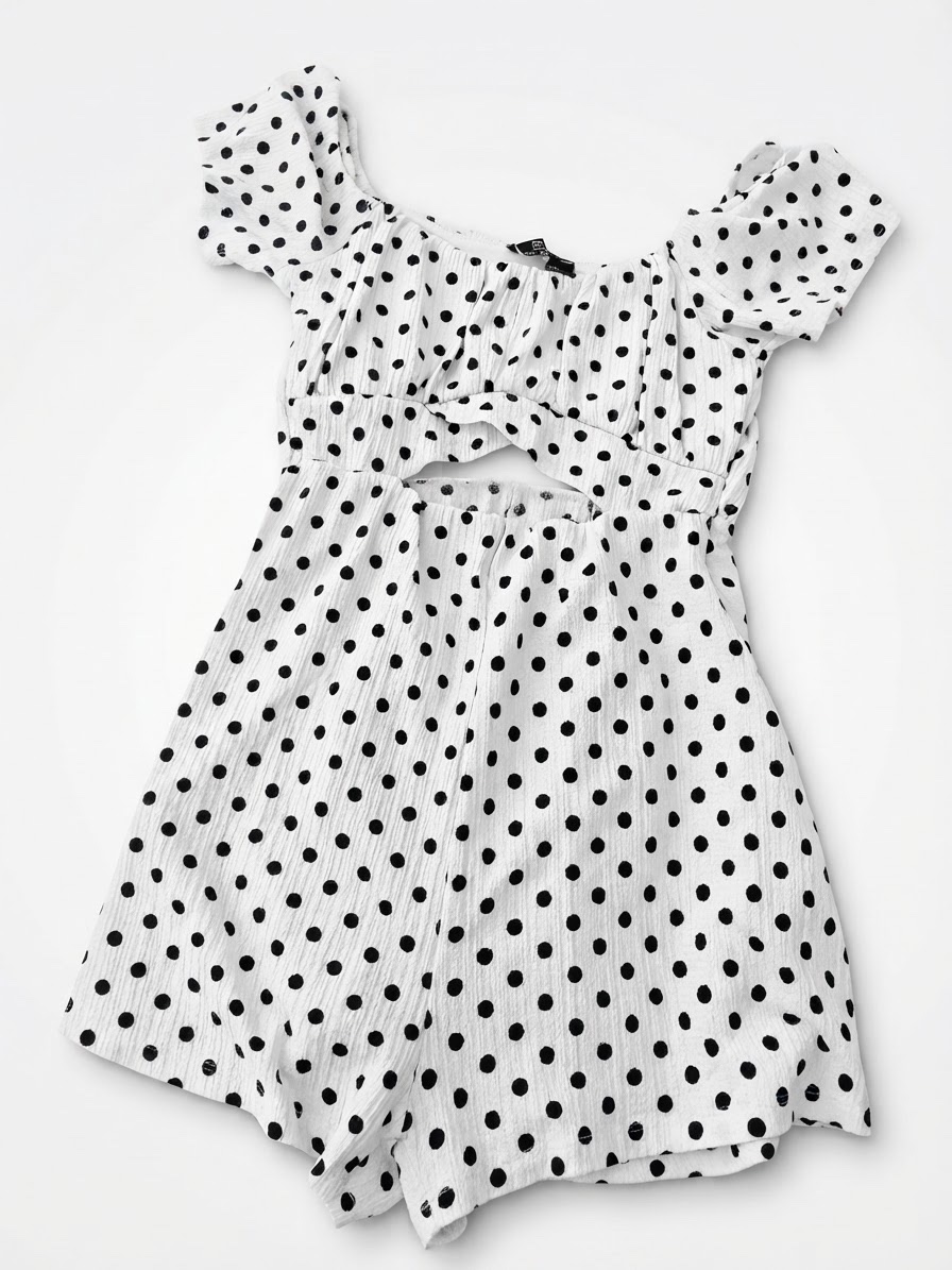 Combi polka dots 🤍🖤