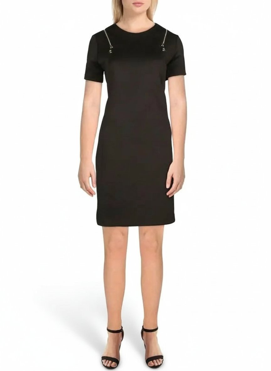 DKNY  robe mini à fermeture éclair