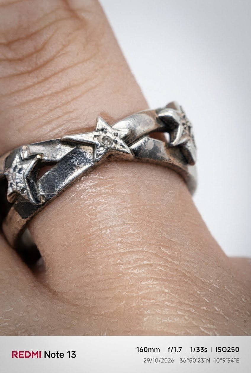 Bague en argent Thierry Mugler 