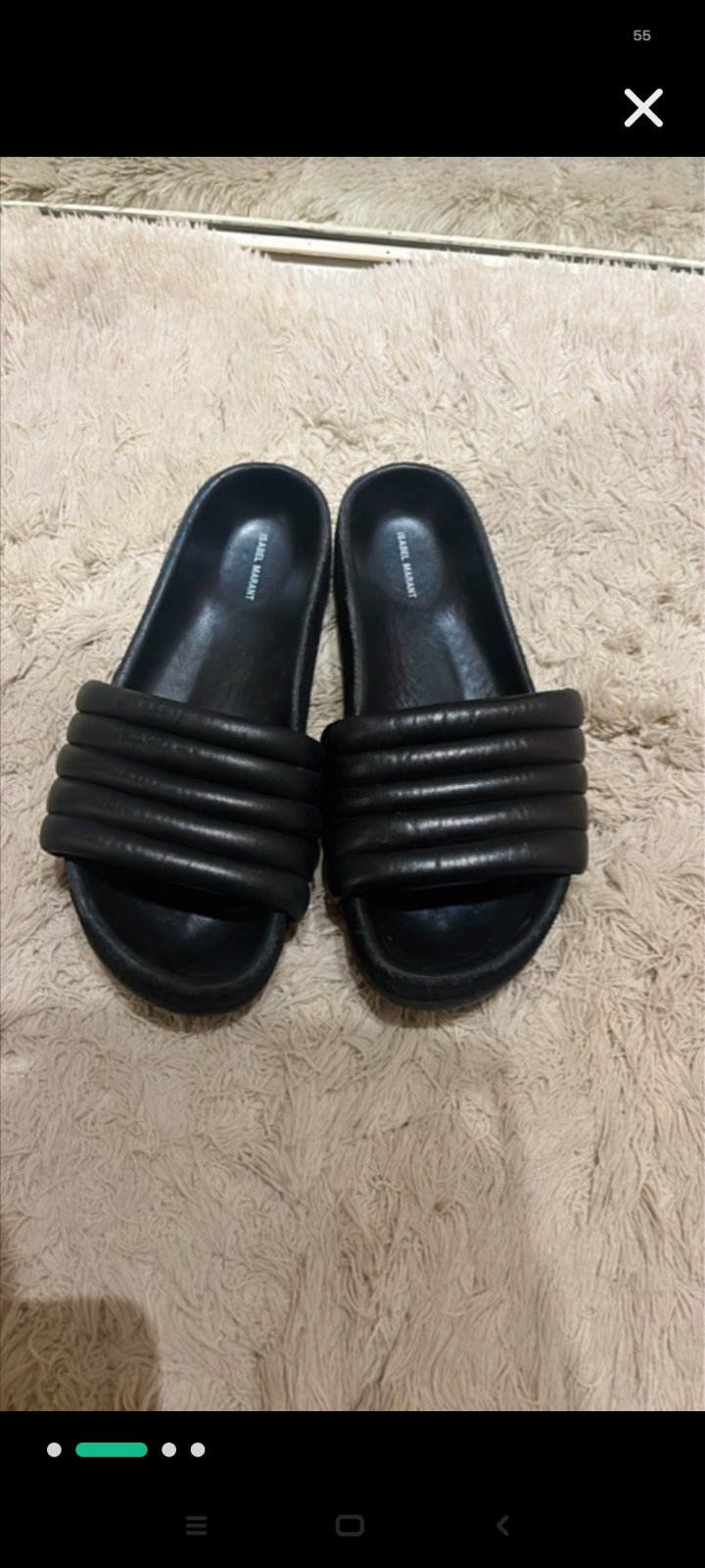 Mules en cuir Isabel marant