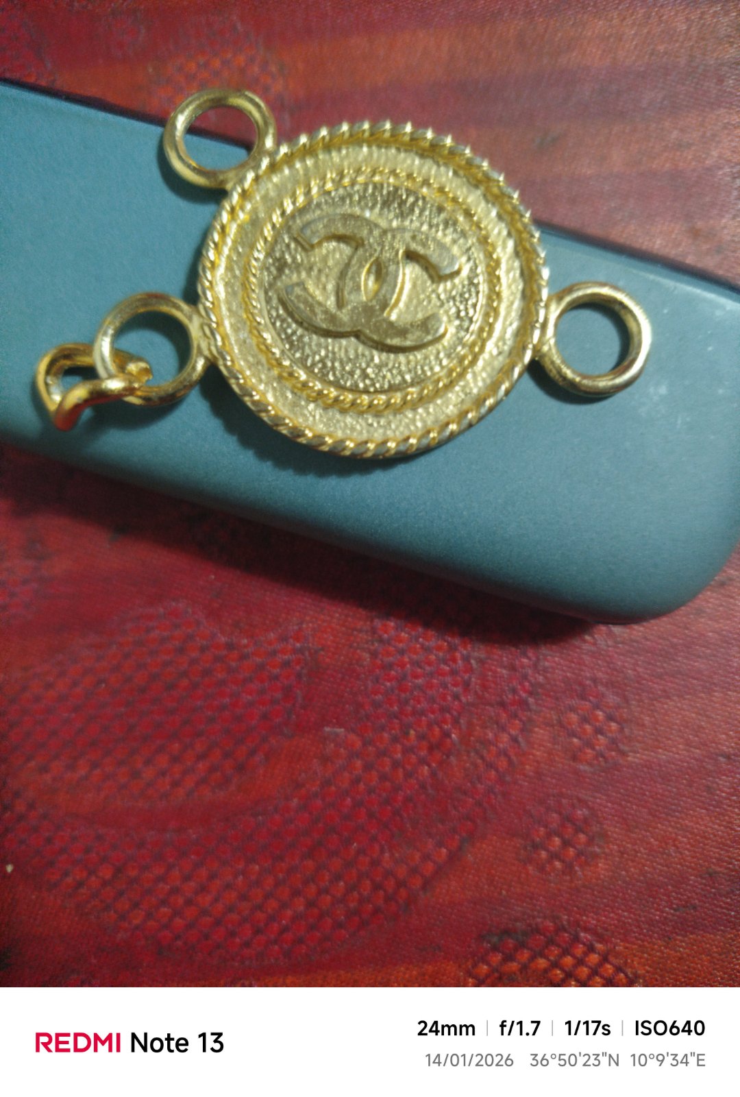 Boucle de ceinture chanel 
