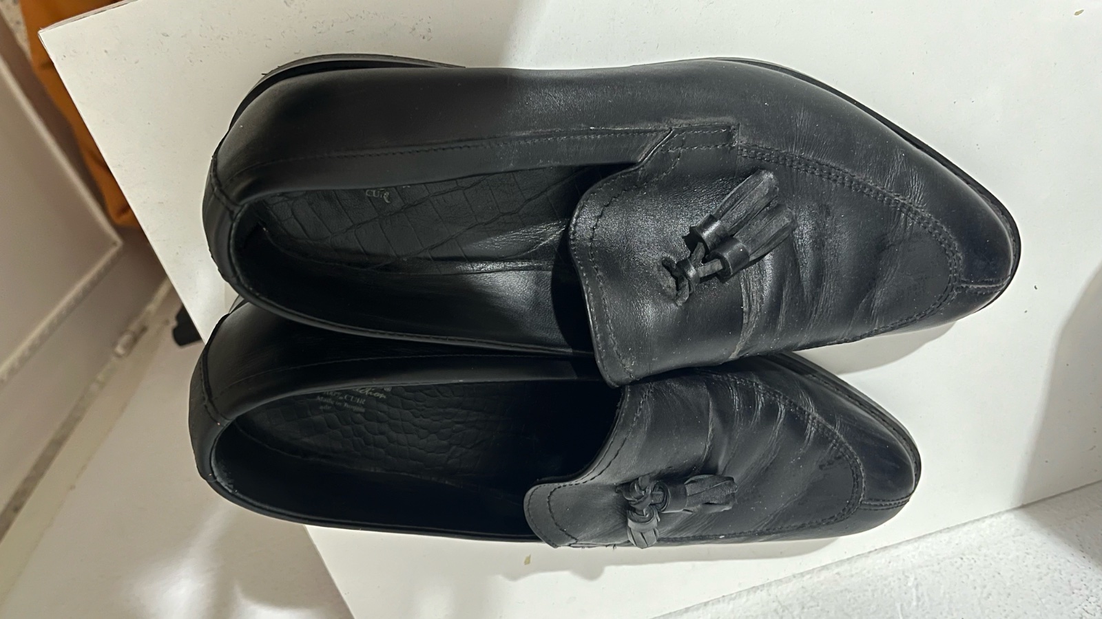 Mocassins Noir Heni Collection