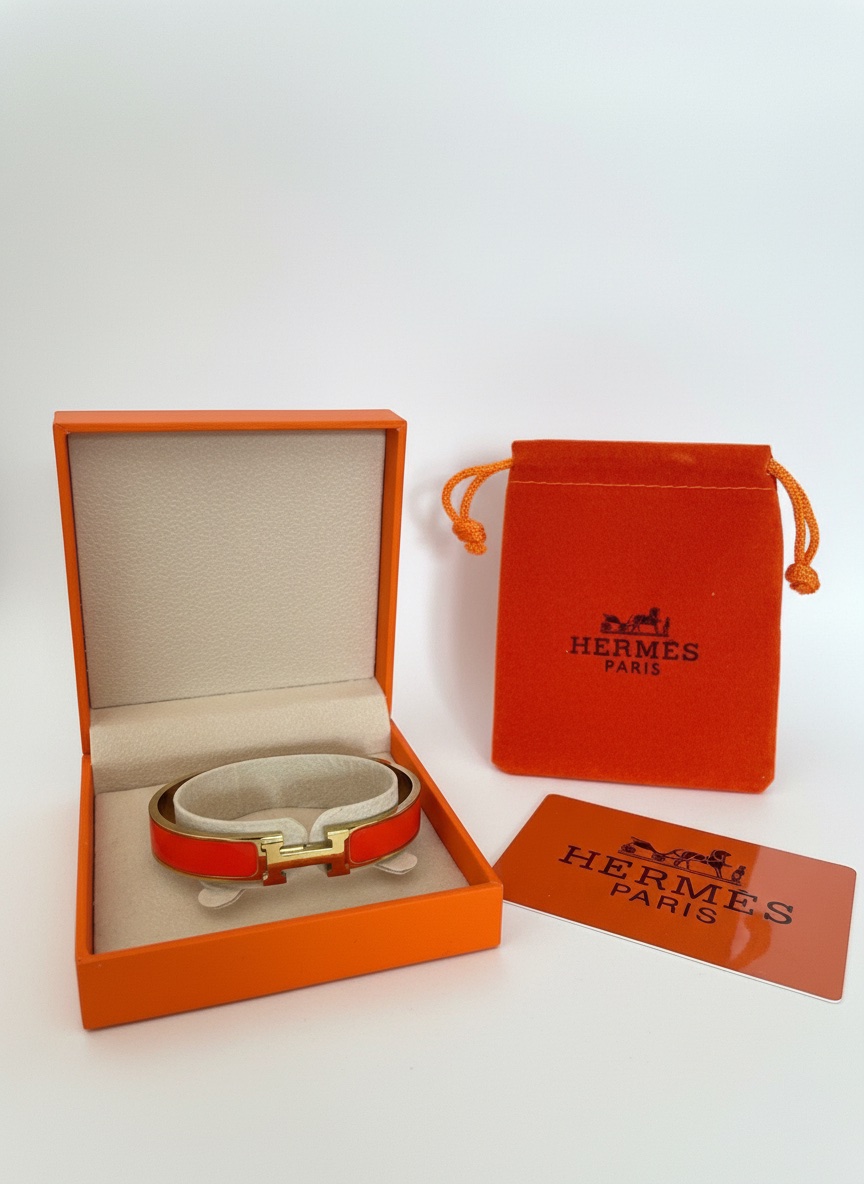 Bracelet hermes orange 