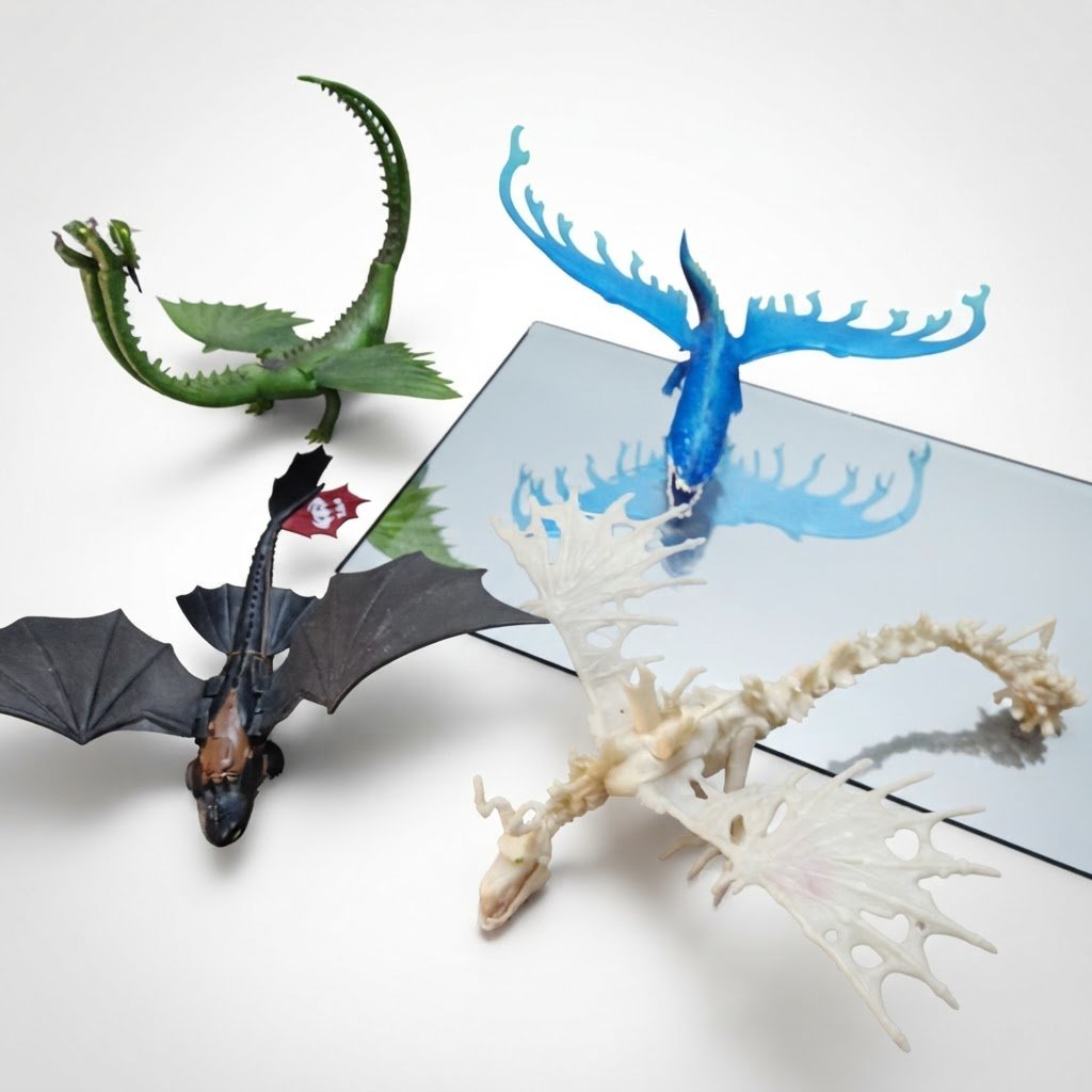 Collection Dragons authentique 