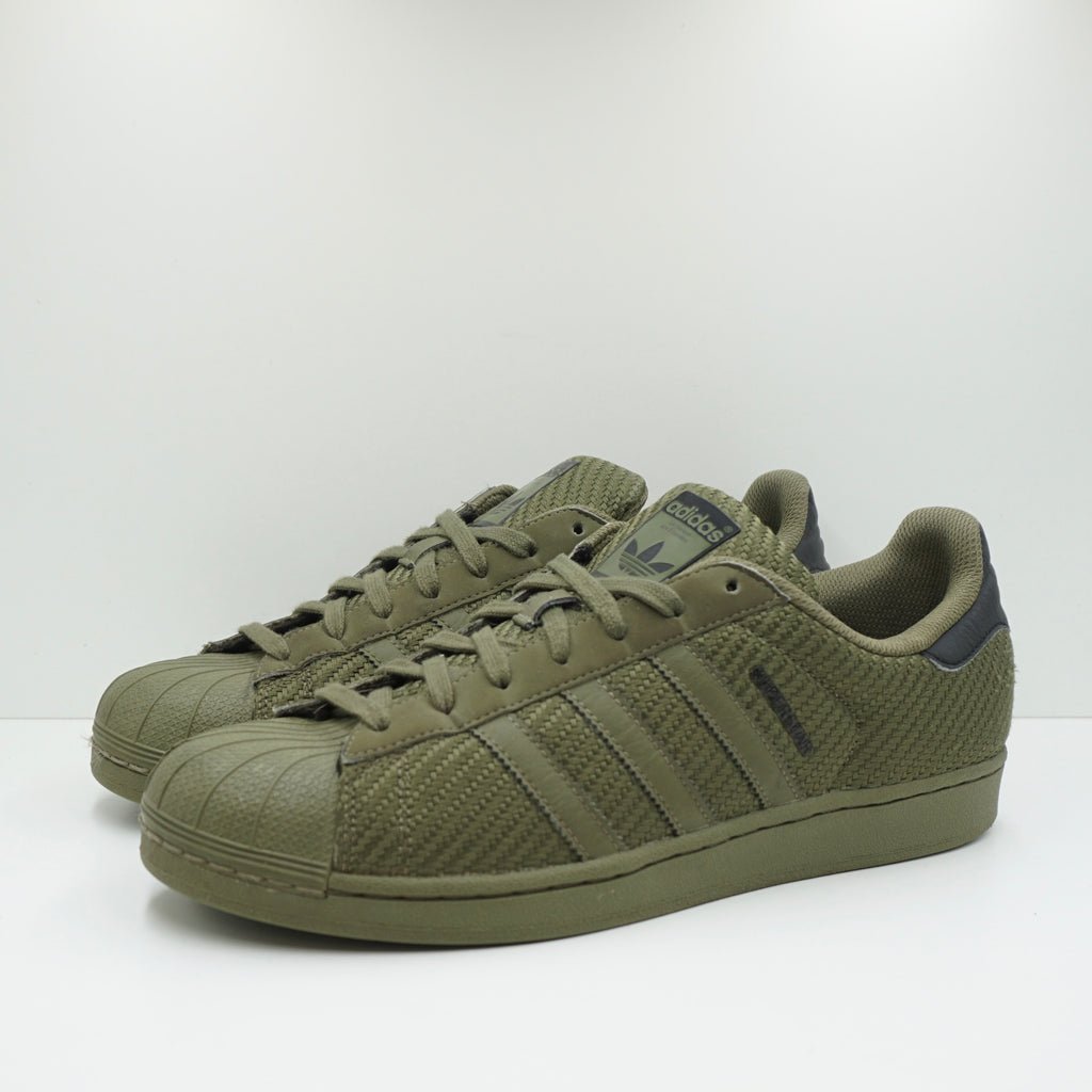  Adidas Superstar kaki tissé