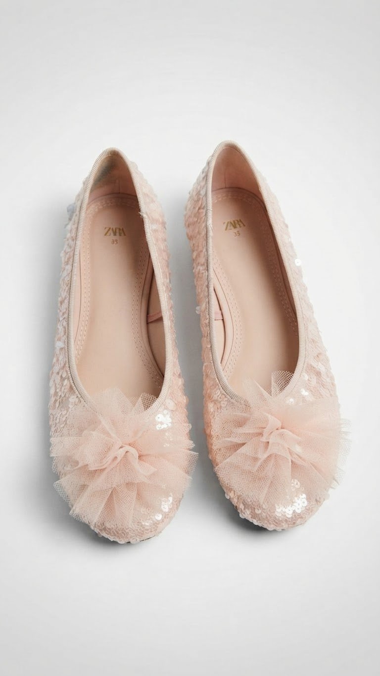 Ballerines zara rose 