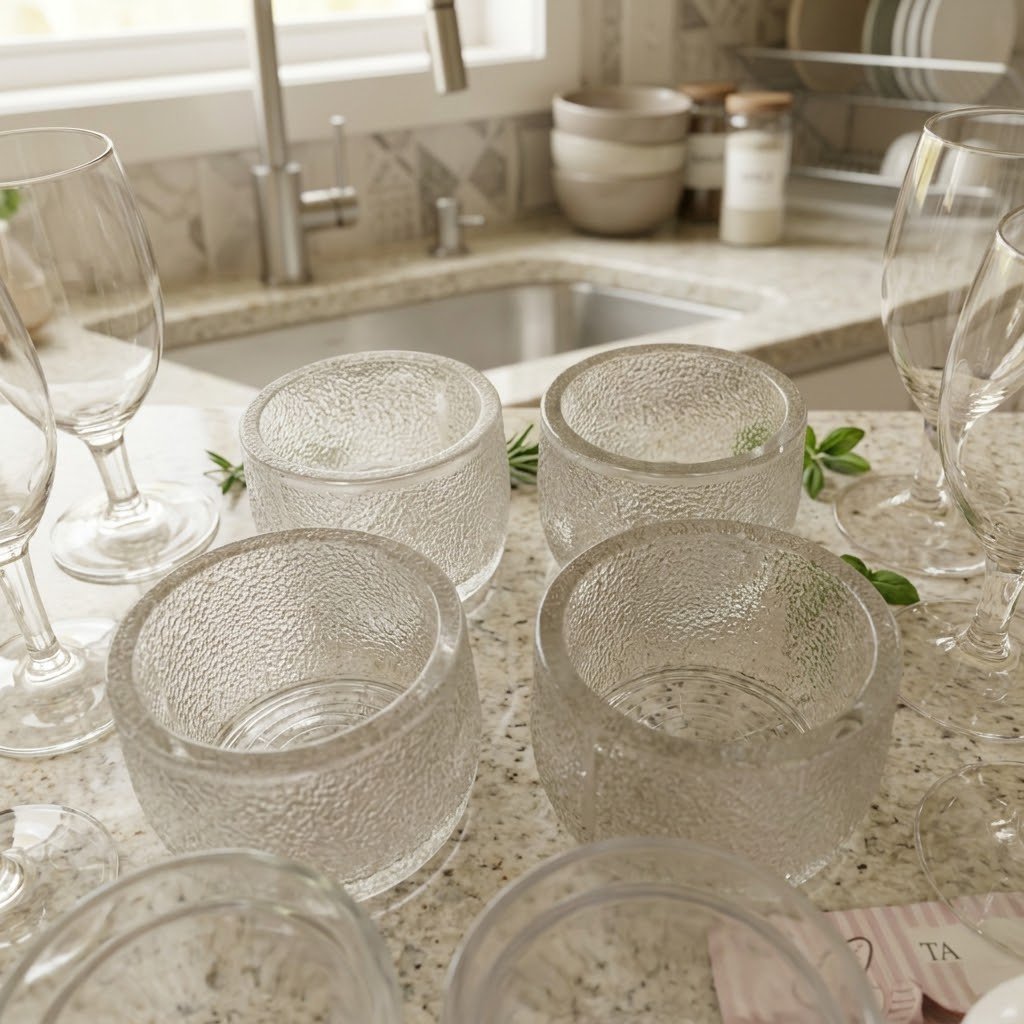 Verre épais texturé ou bullé
