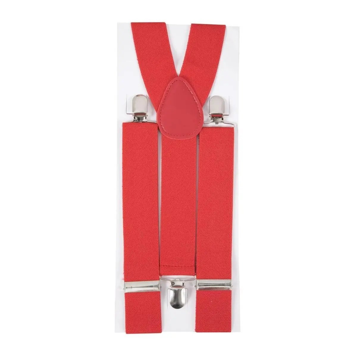 Bretelles en polyester Rouge