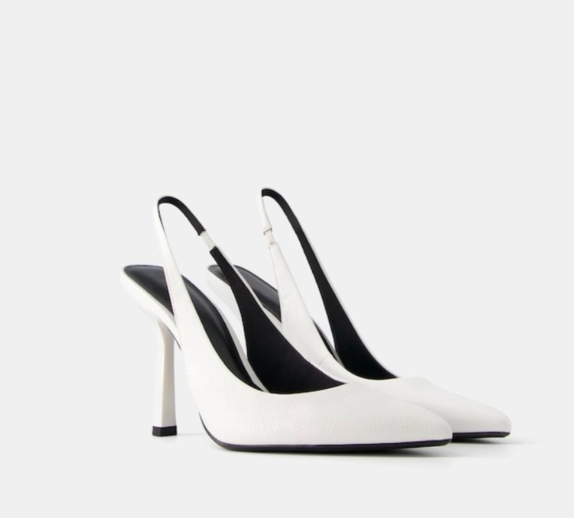 Escarpins blancs bershka taille 40