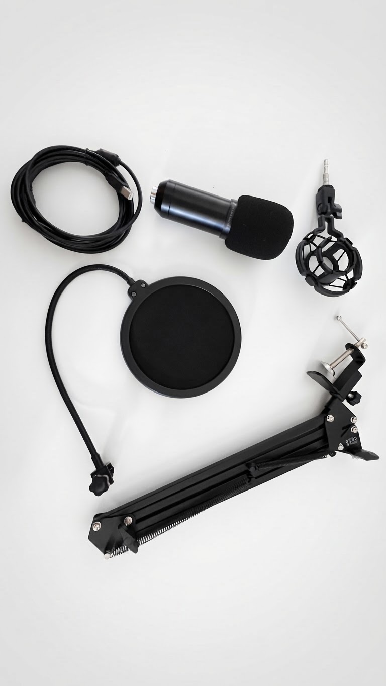 Kit Microphone gaming USB Complet  (Streaming / Podcast)