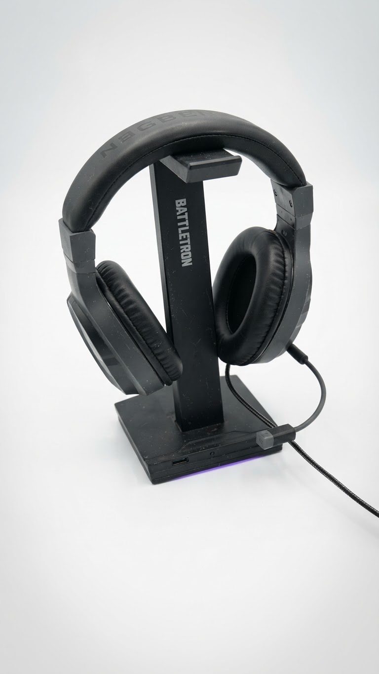 Support casque LED Battletron