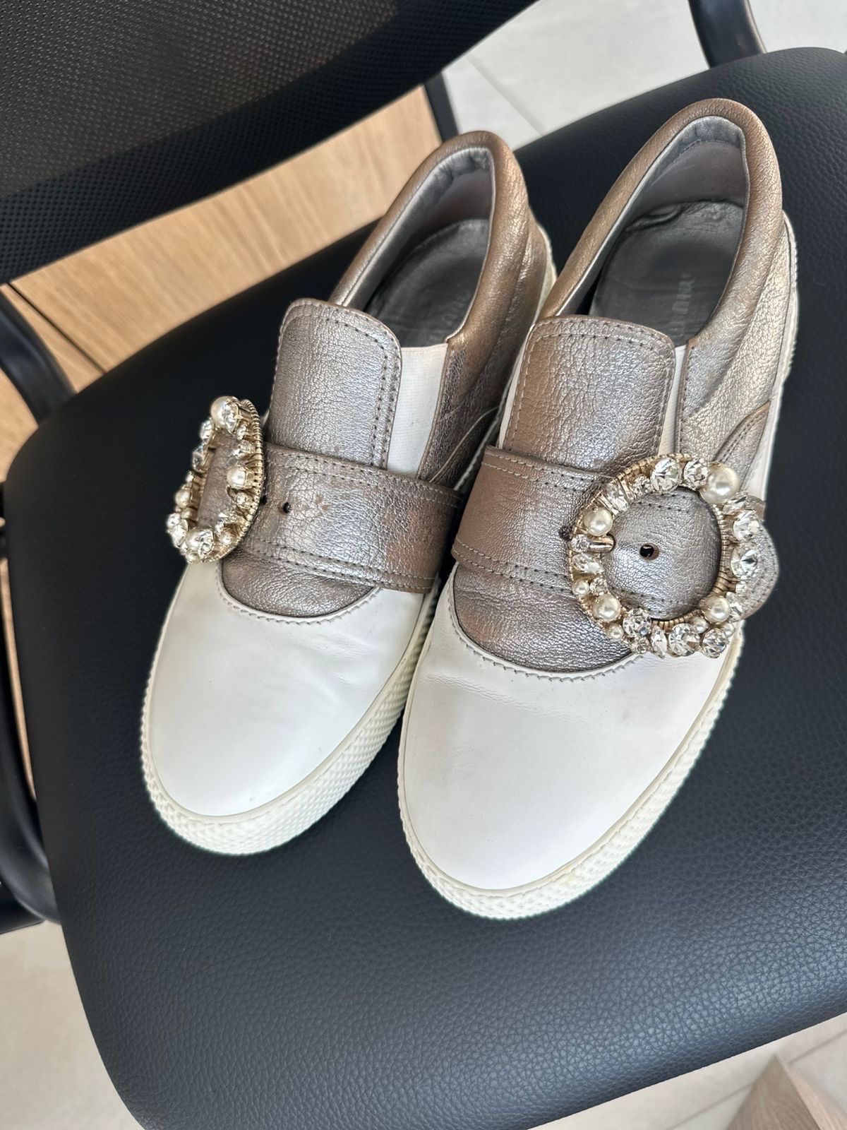 Baskets/Slip-ons MIU MIU à Boucle Bijou