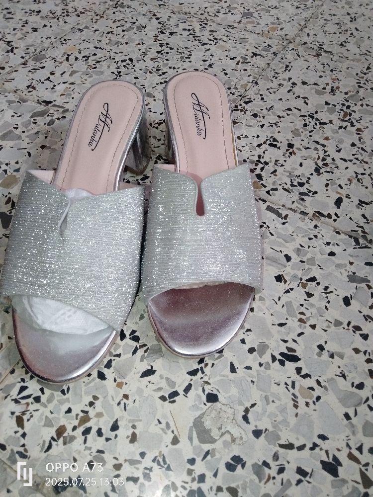 Mule argent taille 37