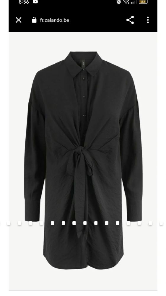 chemise noire 