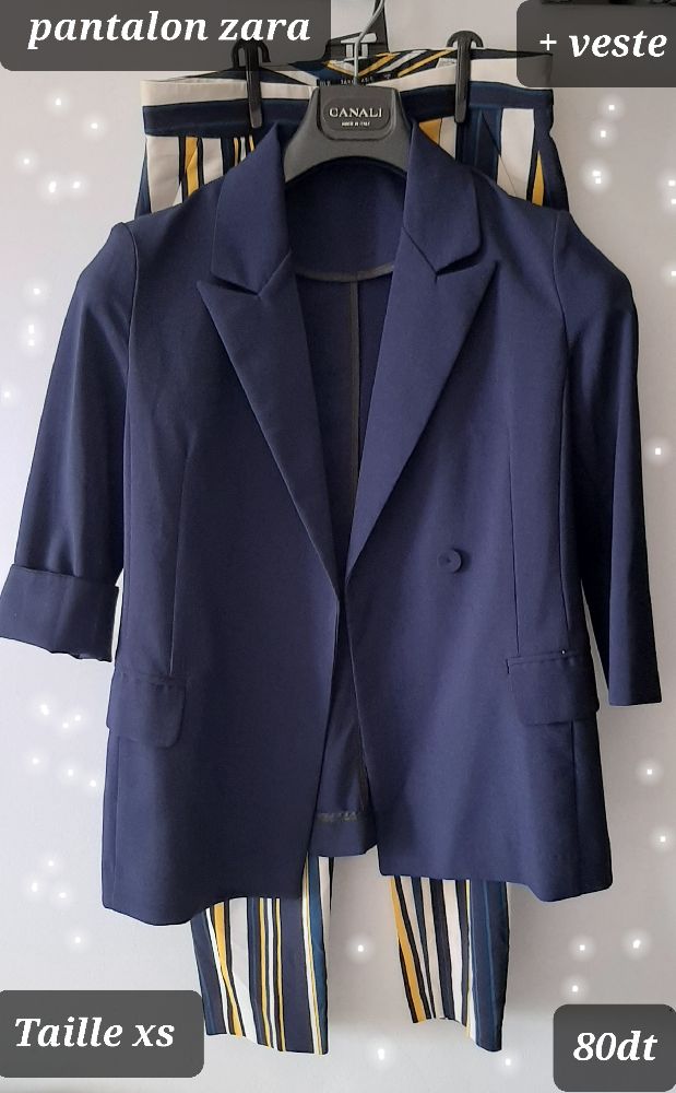 Pantalon zara + veste état neuf 