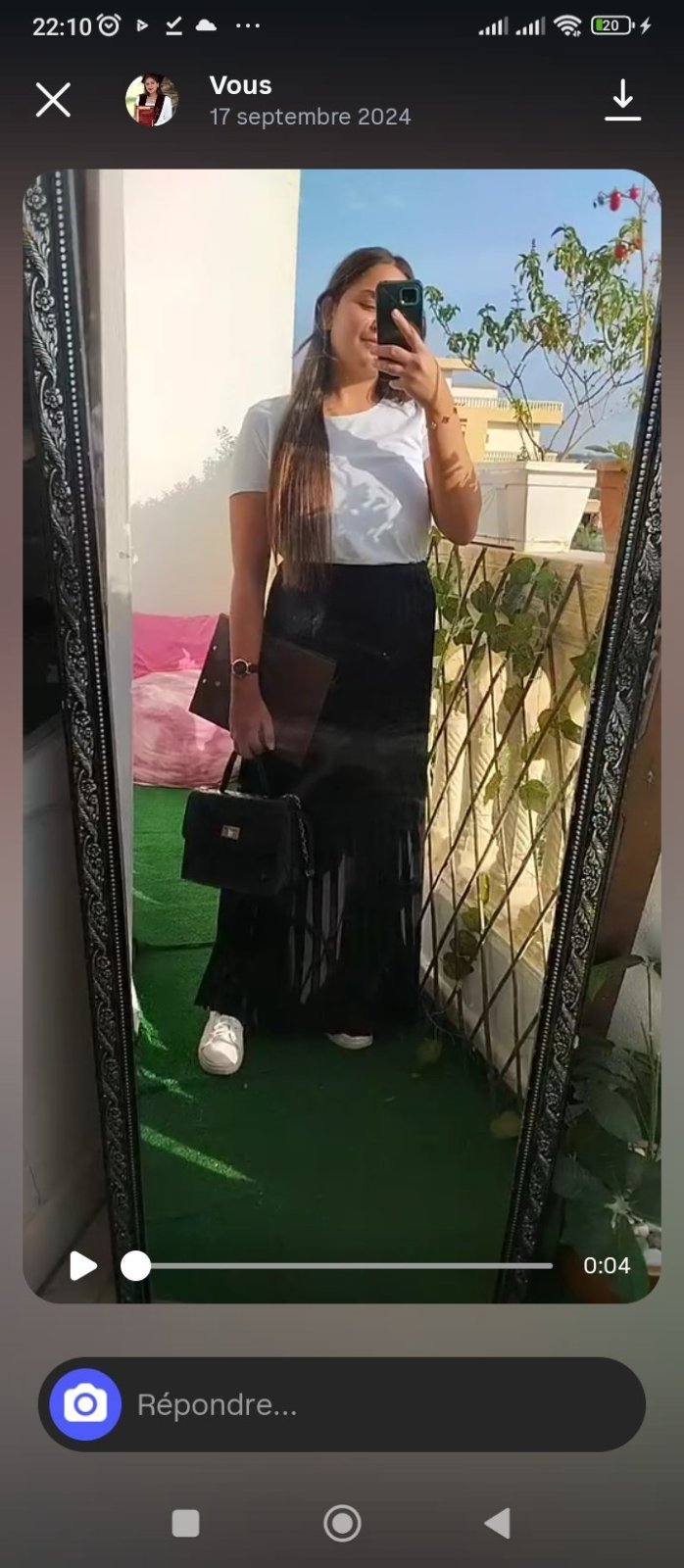 Jupe blessé 