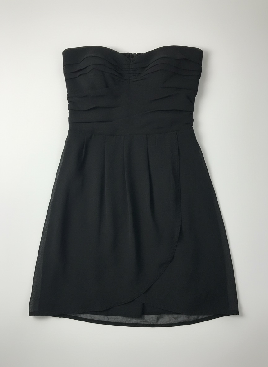Robe noire bustier drapée Mango – Taille M (38) – Parfait état