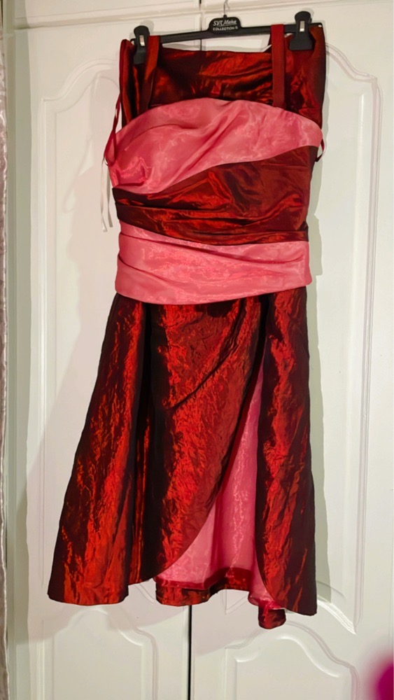 ENSEMBLE SOIREE ROUGE BORDEAUX